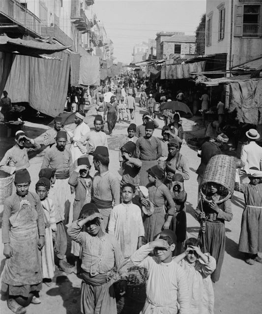 Beirut Vegetable Market  1900s 