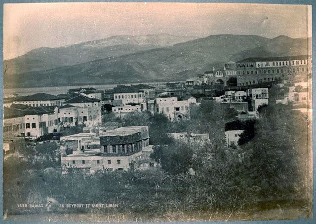 Beirut, view on Bab Edriss  1889 