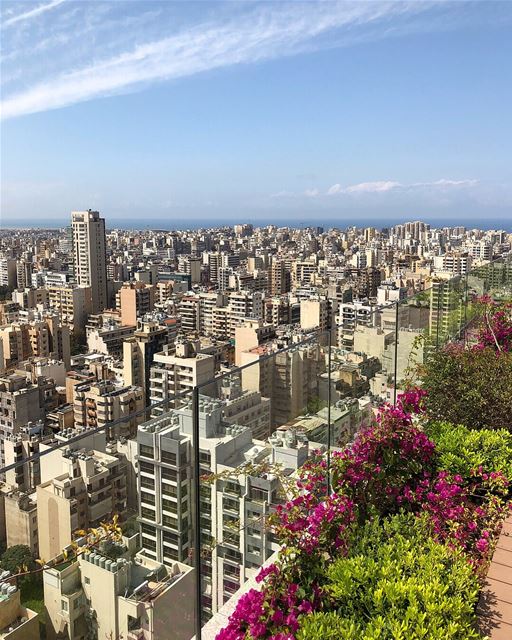 Beirut was badly damaged during the Lebanese civil war, and this is how... (Beirut, Lebanon)