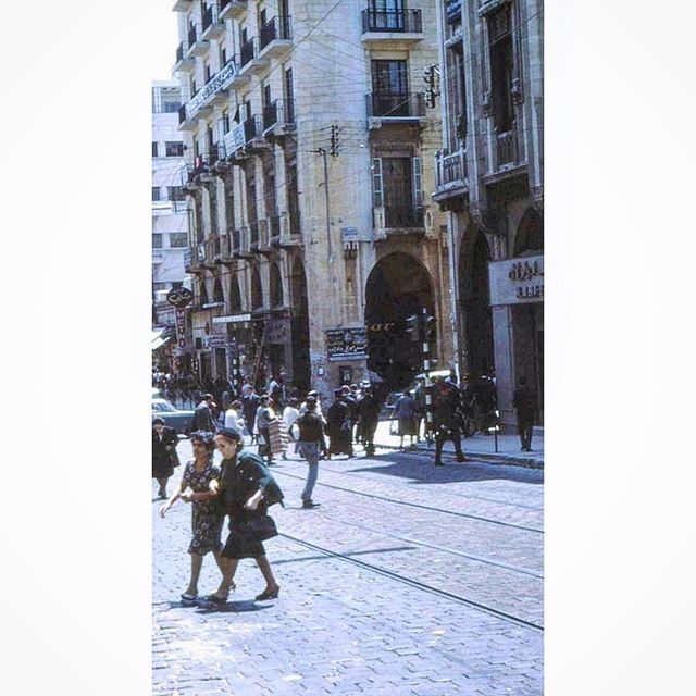 Beirut Weygand Street 1962 (Zoom In) .