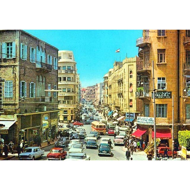Beirut Weygand Street 1971 .