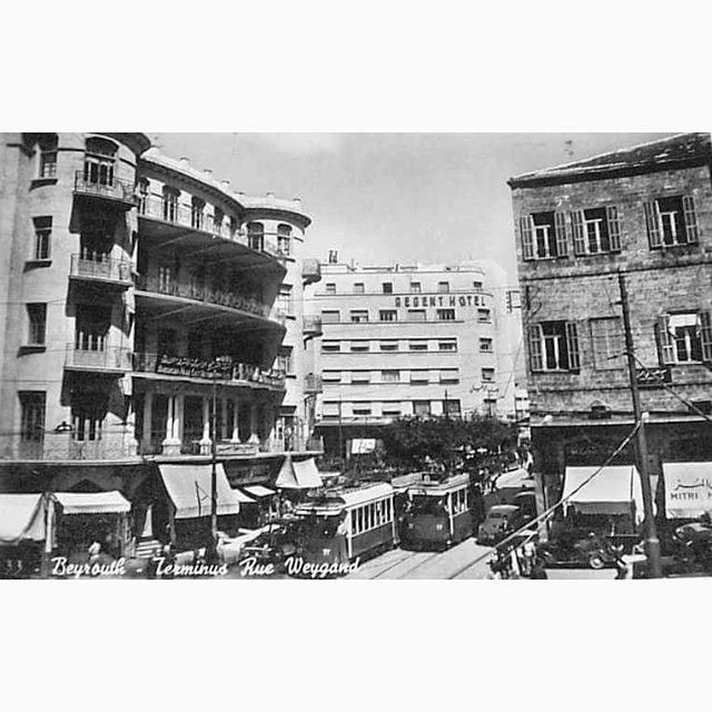 Beirut Weygand Street In 1951 ,