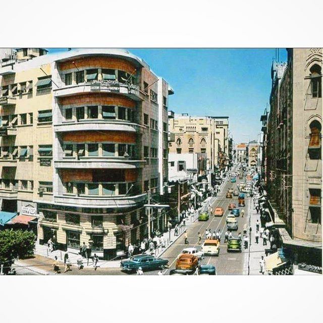 Beirut Weygand Street In 1963 .