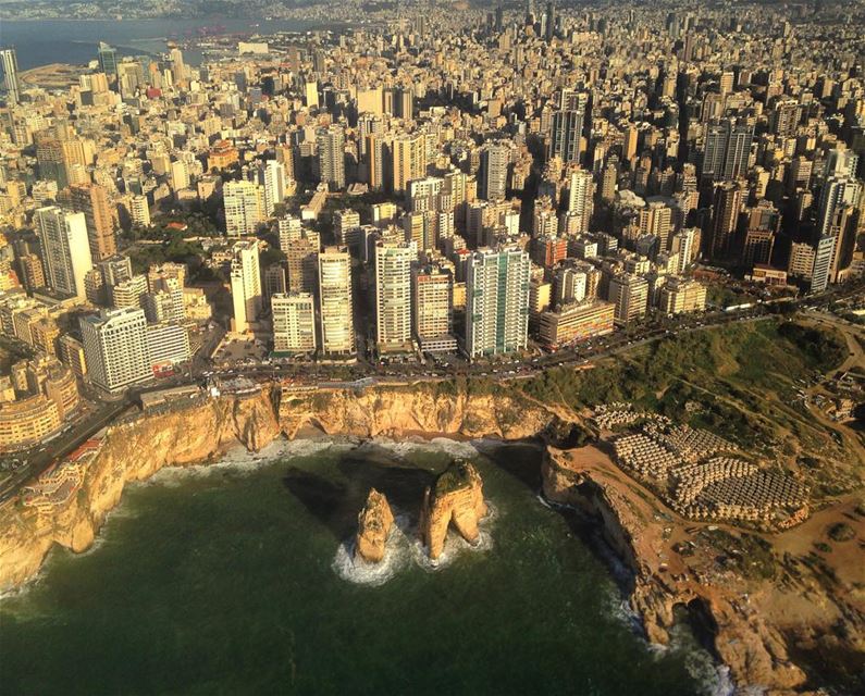 Beirut🇱🇧❤️  beirut  lebanon  sun  sea  raouche  beauty  beautiful ...