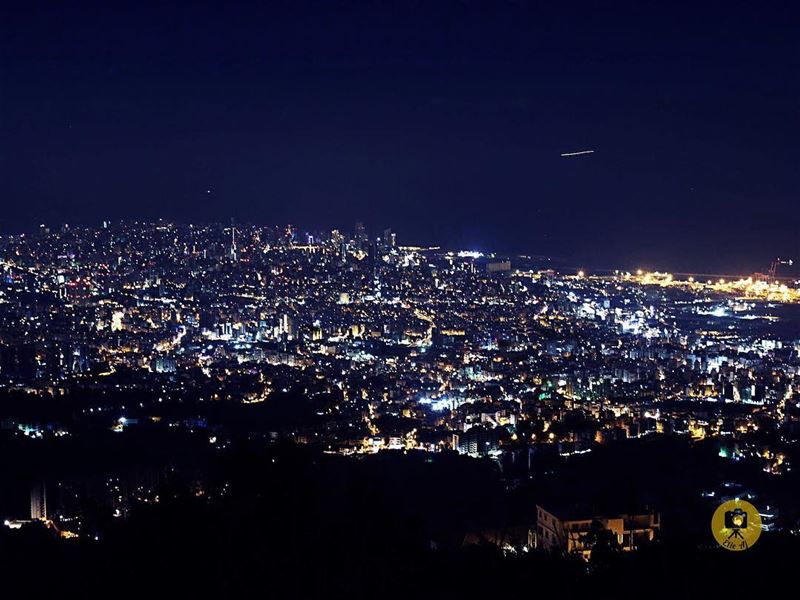  beirutatnight  mylovelycitybeirut  beirutnight  landscape ... (Brummana)