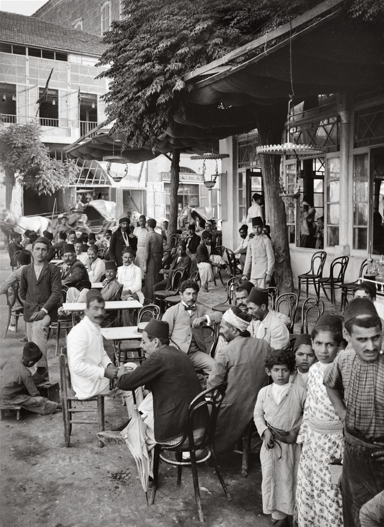 Beiruti Cafe in Martyrs Square  1900s