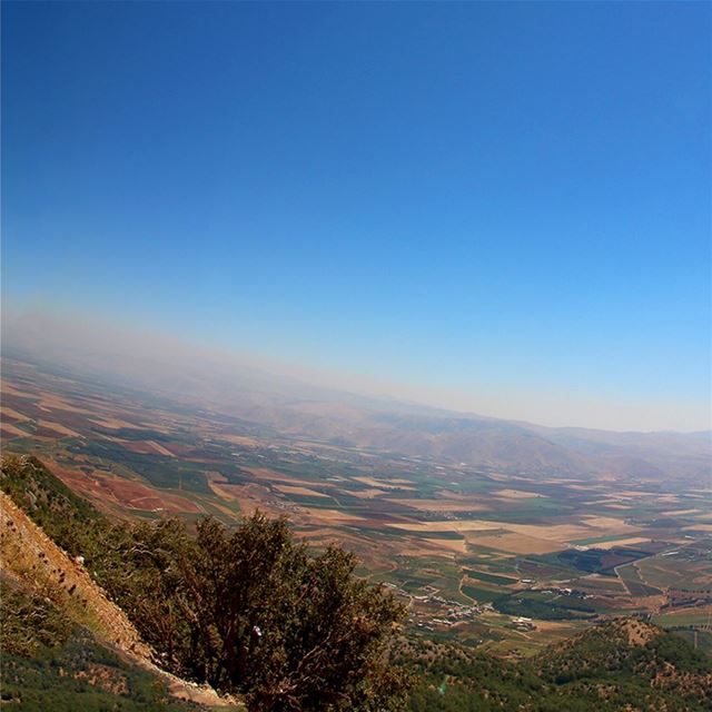 Bekaa Valley 💙 • pan·o·ram·ic /2/ • ➡️Swipe to see 💚 panoramic  view ... (Beqaa Valley)