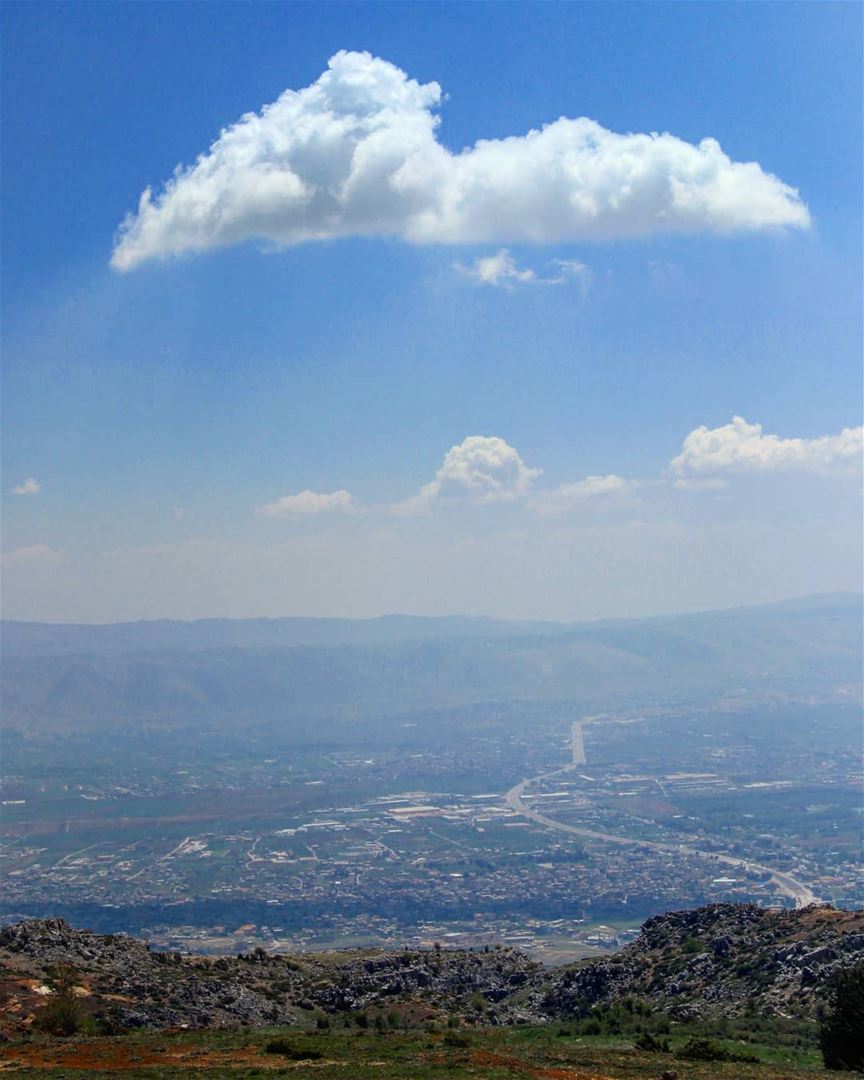 Below the cloud ☁️ .......... Lebanon  bekaa  bekaavalley  ... (Beqaa Valley)