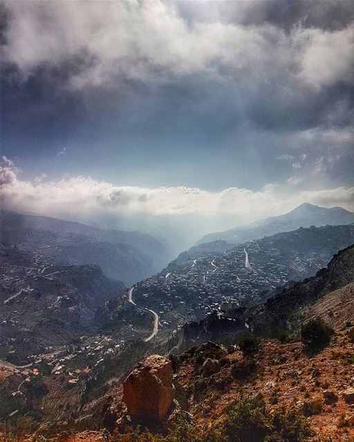 Beneath every mountain lies a valley and beyond every problem lies a... (Cedars of God)