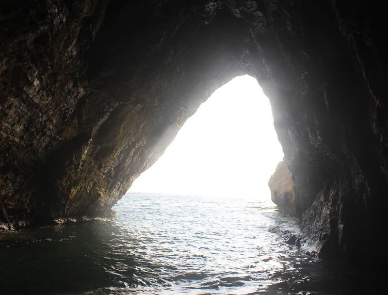 Beneath the Rawshé Rock  Summer  light  sea  rawshe  lebanon  beirut ...