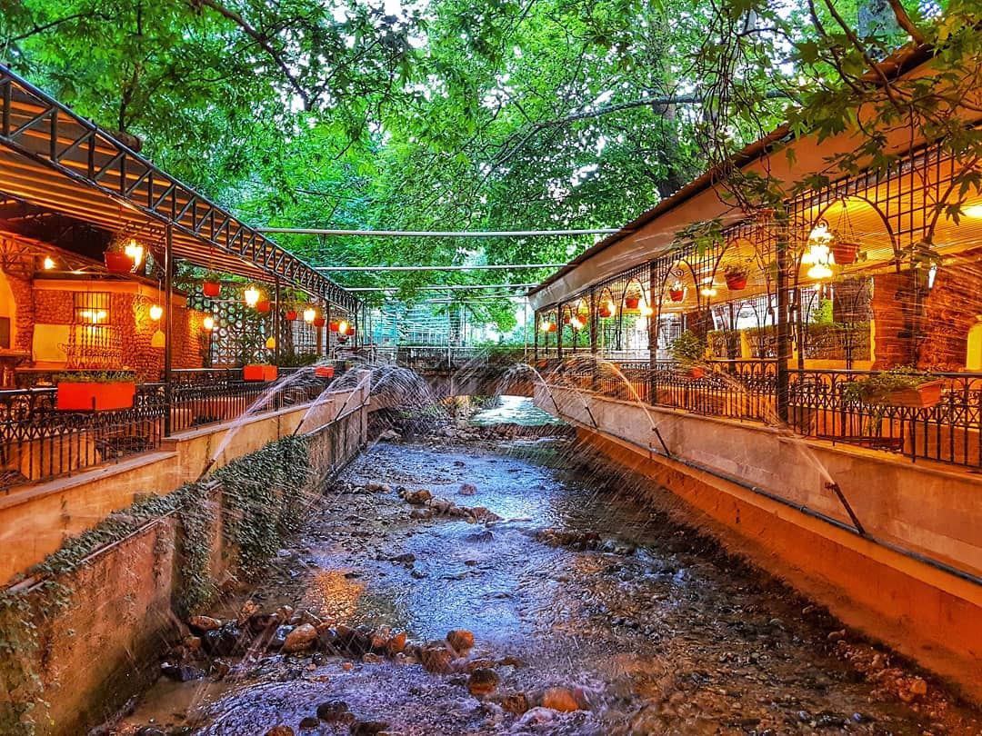 Berdawni early evening  river  restaurant  zahle  livelovebeirut ... (Zahlé, Lebanon)