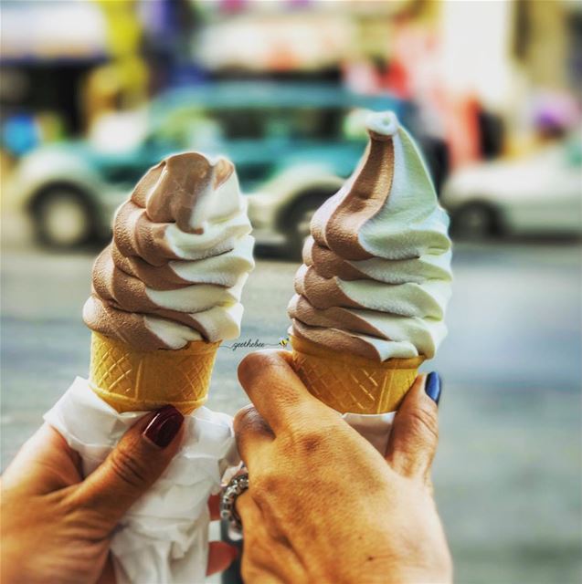 Best Merry Cream in Lebanon 👆🏻Al Fata 😋🍦... icecream  merrycream ... (Bikfaïya, Mont-Liban, Lebanon)