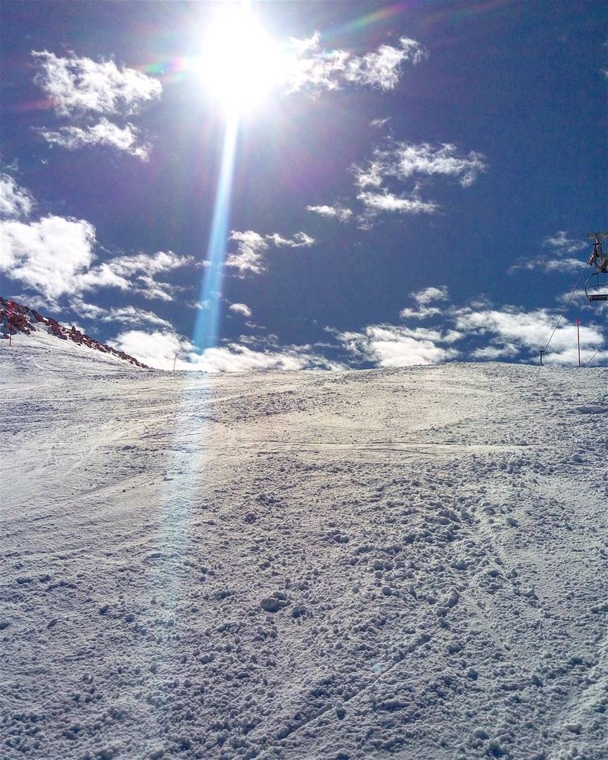 Best place to be 🎿 (Mzaar Kfardebian Ski Resort.)