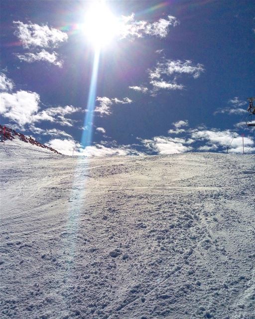 Best place to be 🎿 (Mzaar Kfardebian Ski Resort.)