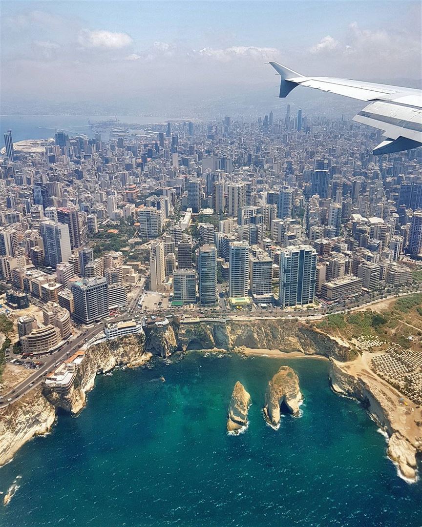 Best view in the world, no matter where I go... 💙 ✈ 💙 ✈ 💙 ... (Beirut, Lebanon)