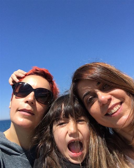 Besties in the Sun near the Sea ❤️❤️  sea sun  friends  love  byblos ...