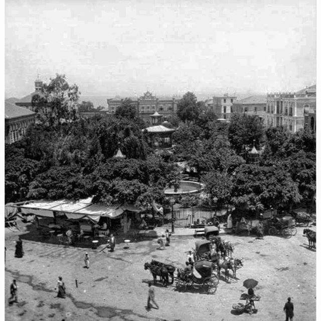Beyrouth Martyrs Square In 1900 .