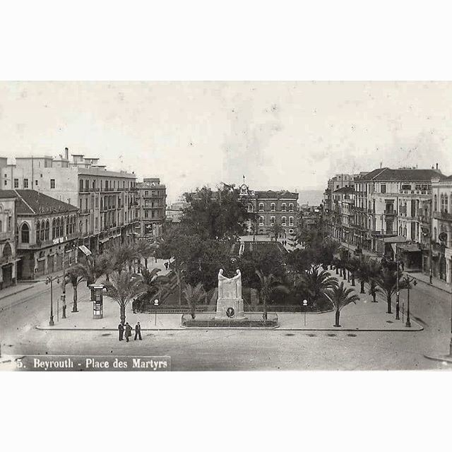 Beyrouth Martyrs Square In 1921 .