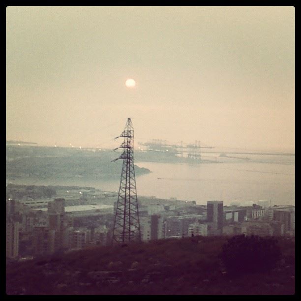 beyrouth sunset sea