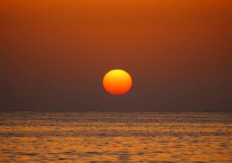 Bidding Farewell! sunset  sunsetreflections sunsetphotography ... (Lebanon)