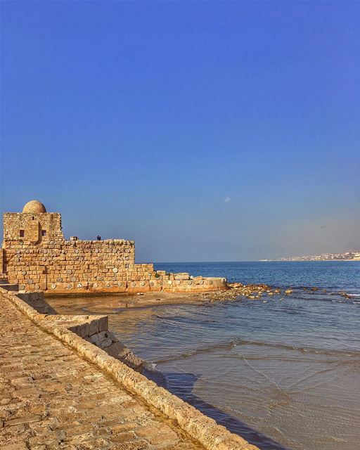 Big Little Lies....  sidon ruins  nature sky_captures  ancientcastle ... (Saida The Sea Castle)