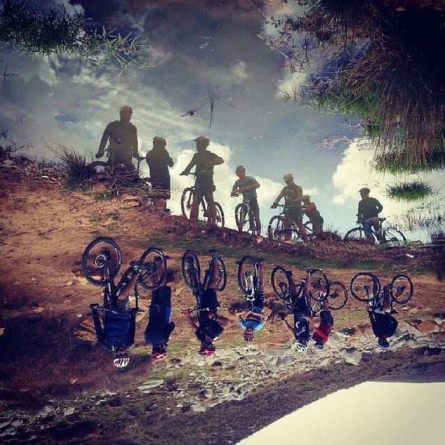 Bike buddies - flip screen 🚵🏻⛰ mtb  mountainbike  freeride  offroad ... (Sannin, Mont-Liban, Lebanon)
