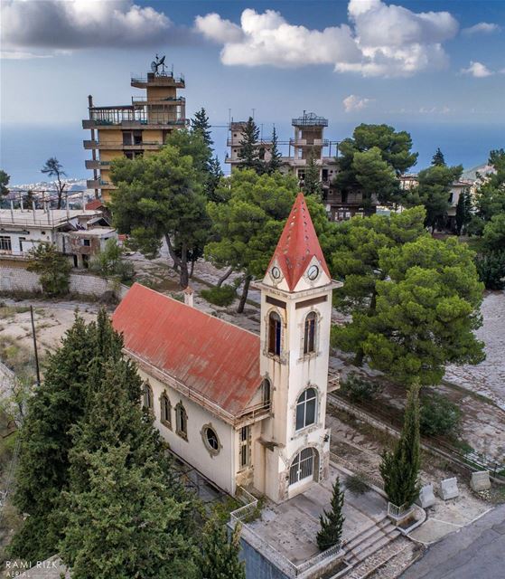 💒🙏📿..  bikfaya  lebanon  dji  drones  quadcopter  aerial ... (Bikfayya, Mont-Liban, Lebanon)