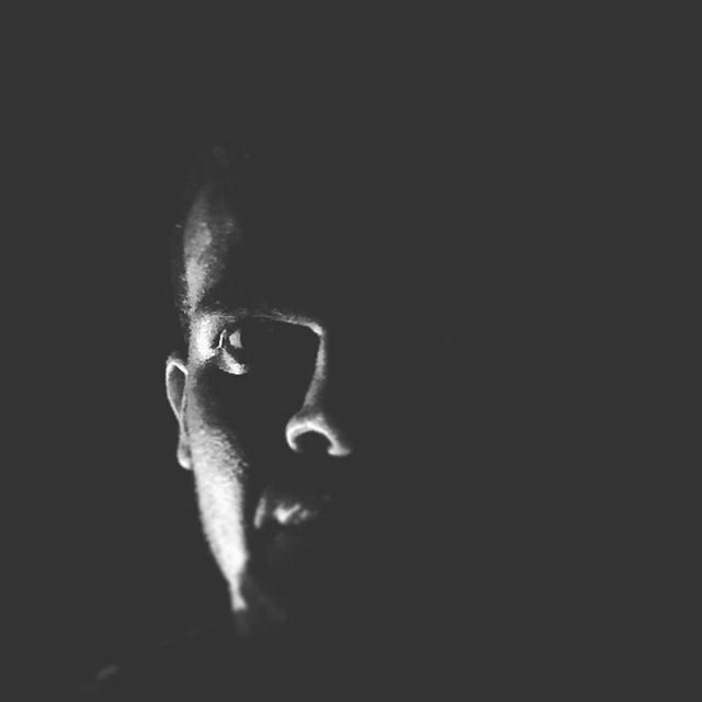  blackandwhite  selfie  night  dark ...