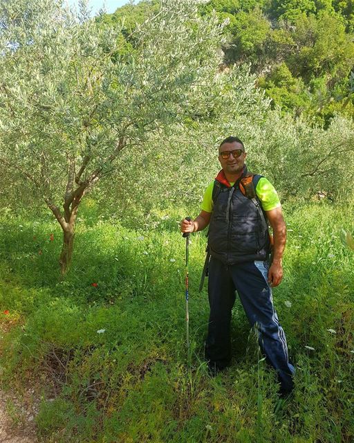 Blessed 🙏 hiking  friends  spring  nature  mountains  lebanon  colors ... (Mar Youssef - Jrabta (Sainte Rafka))