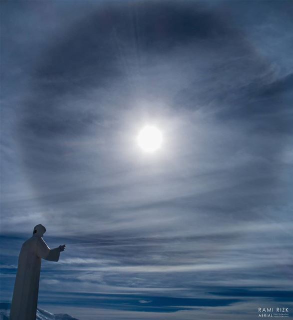 Blessed Sky 💙... faraya  saintcharbel  lebanon  dji  drones ... (Saint Charbel-Faraya)