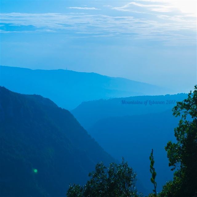 Blue afternoon landscape thanks to Raw postprocessingFrom Faytroun... (Feitroun, Mont-Liban, Lebanon)