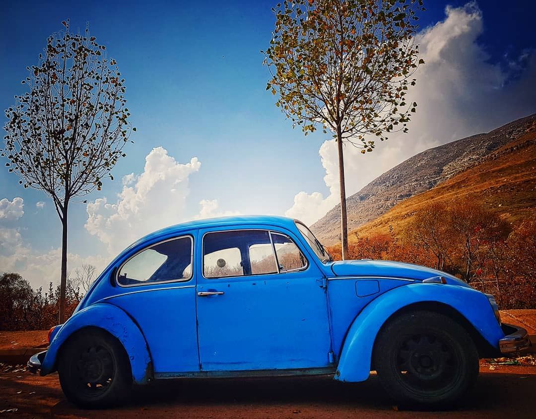  blueafternoon 🌐 beetle ........ beetlecar  beetleclub  oldcar ... (Faraya, Mont-Liban, Lebanon)