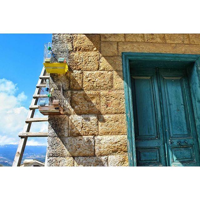 Bluer than blue ☀️ (Baskinta, Lebanon)