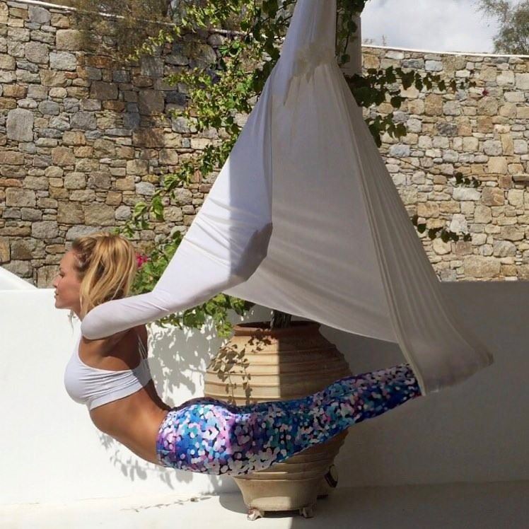Book your hammock for AERIAL YOGA group classes Wed 11am @mondayfitness in... (Go by U Energy)
