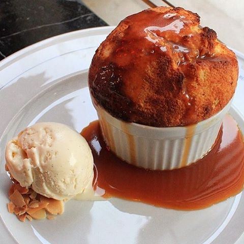 Bread Pudding with lots of Caramel 🍯🍯😍 Tag your caramel lovers out there! ❤️❤️ Credits to @thekobenavy  (The Butcher Shop & Grill Lebanon)