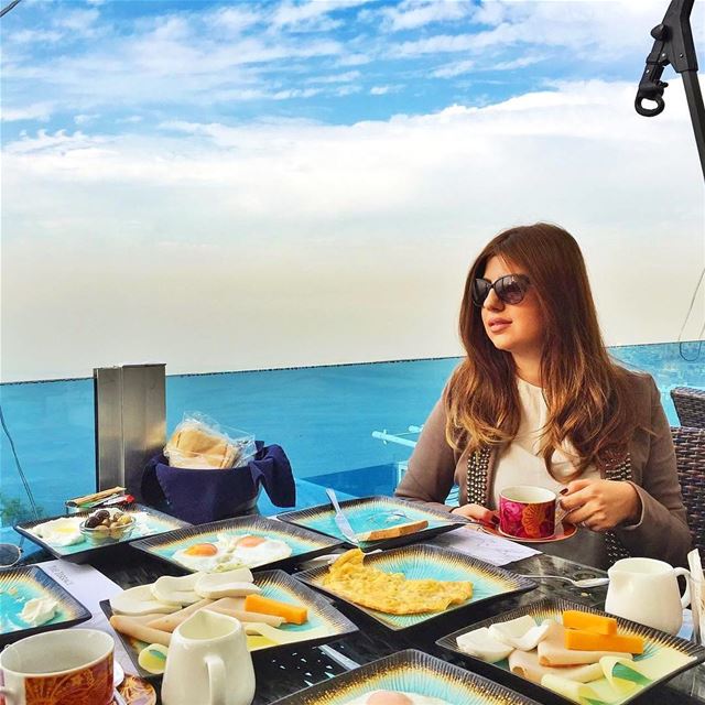 Breakfast is served 🌞 GoodMorning  BeautifulLebanon  BreakfastWithAView� (The Terrace - Restaurant & Bar Lounge)