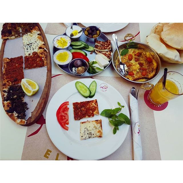 Breakfast is the best part of the day!--- TakeMeTo  Beirut  Lebanon ... (Salon El Brimo)