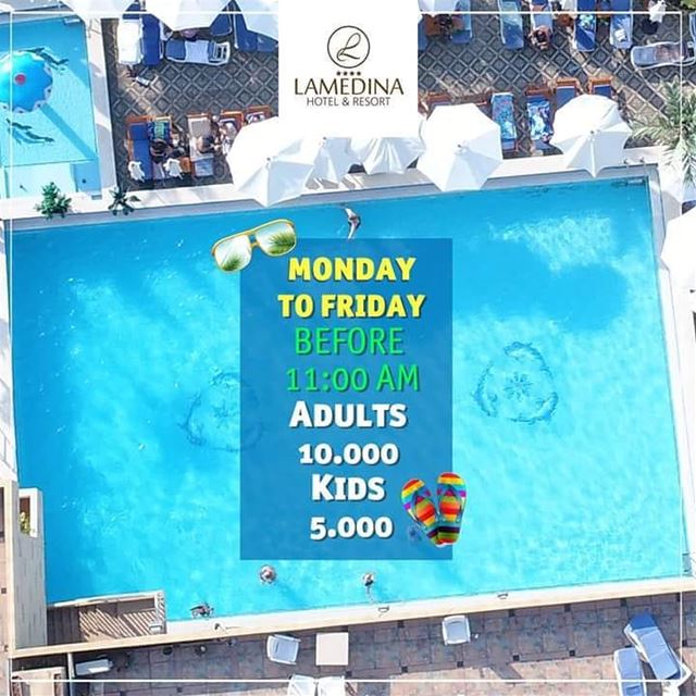 👀❗BREAKING NEWS❗💦 Monday to Friday before 11:00 AM Entrance to ... (Lamedina Hotel, Beach Club & Resort)