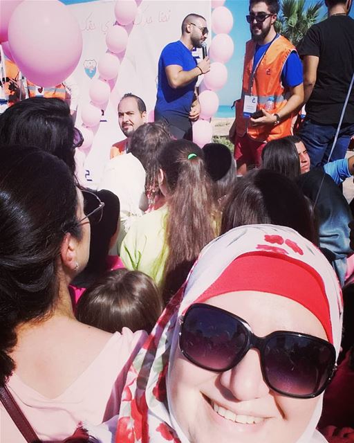  breastcancerawareness  morningwalk  visitsaida @visitsaida  livelovesaida...