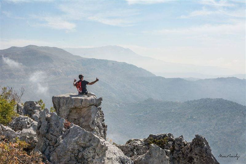 Breathe in, breathe out, hike!  JabalMoussa unescomab  unesco... (Jabal Moussa Biosphere Reserve)