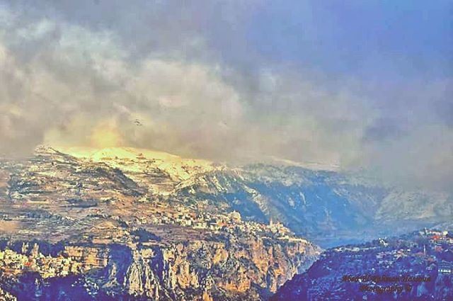 Breathtaking landscape from Bsharri district ❄❄❄ | Like my photography... (Bsharri, Lebanon)