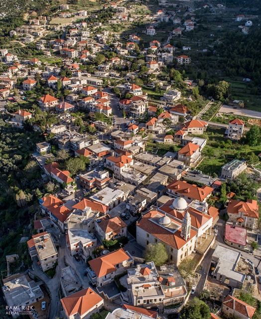 Brick Village 🏡...  douma  northlebanon  lebanon  dji  drones ... (Douma, Liban-Nord, Lebanon)