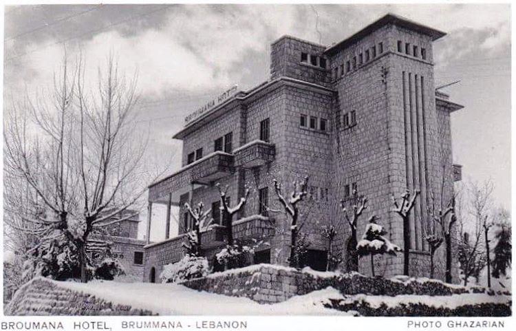 BROUMANA HOTEL 1956 ,Photo GHAZARIAN