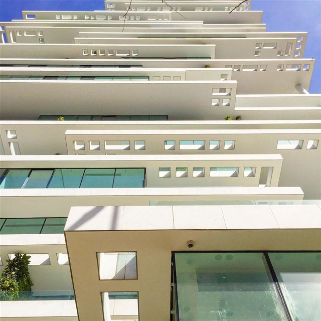  building  architecturelovers  architecture  archilovers  blue  sky  city ... (Beirut, Lebanon)