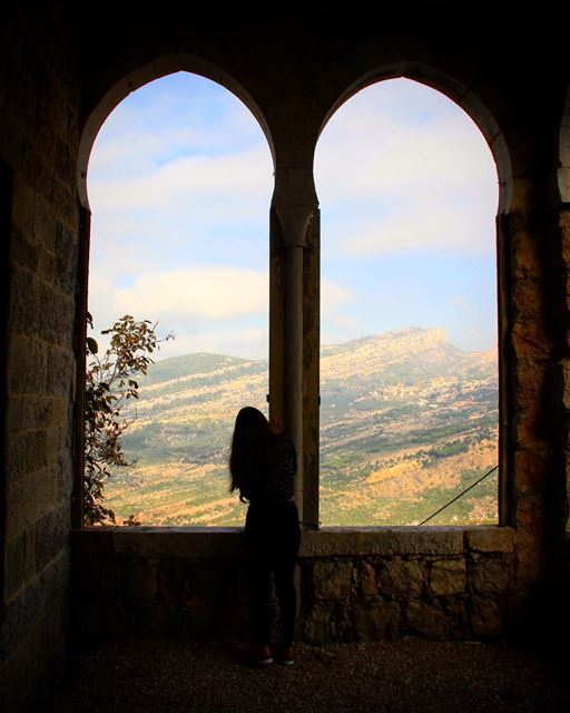 Building the best of everything.. nature  frame  arch  architecture ... (Douma, Liban-Nord, Lebanon)