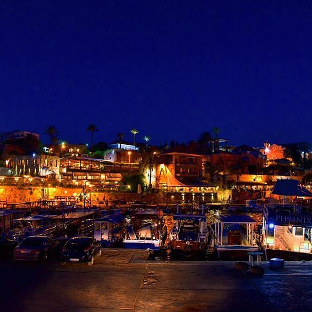 Byblos by night...