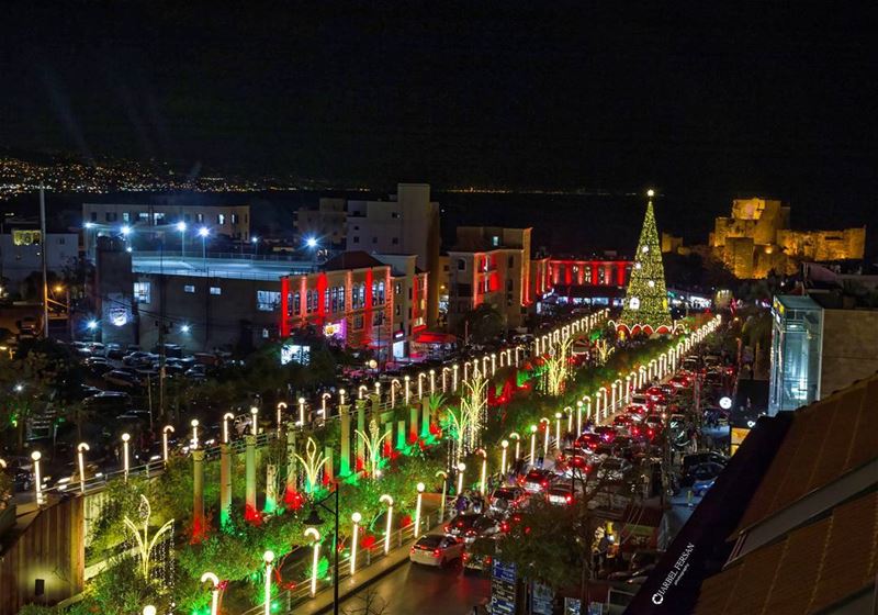 Byblos in her Christmas suit 🎄www.charbelfersan.com - © All rights... (Byblos - Jbeil)