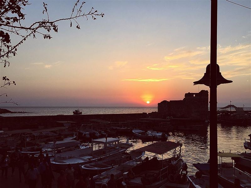  byblos  jbeil  livelovejbeil  lebanon  explorelebanon  sunset ... (Port Byblos)