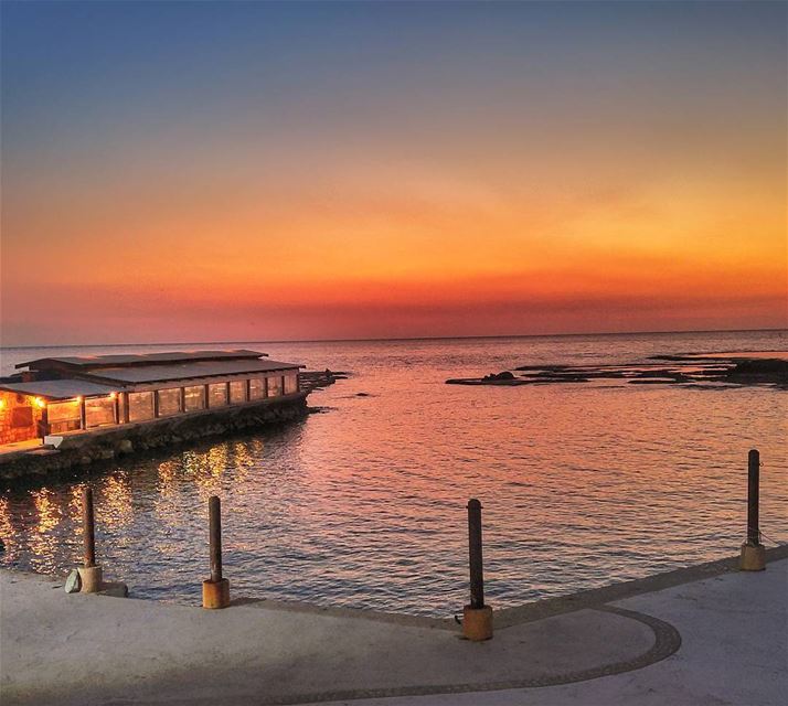 Byblos Sunset 😍 lebanon  nature  naturelovers  natureporn  landscape ... (Byblos, Lebanon)