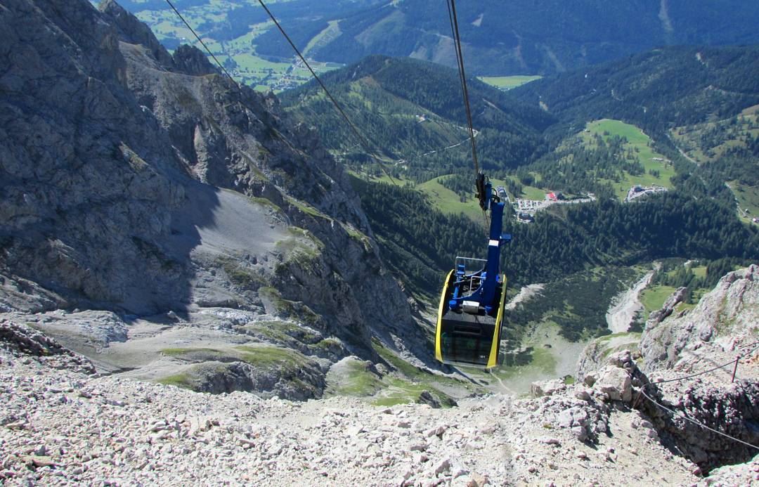  cablecar 🚠 💙  alpes  dachstein from above  perfect  mountains  austria ... (Dachstein Mountains)